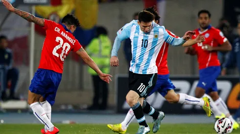 Lionel Messi tuvo una marca zonal especial en la Final ante Chile en Copa América 2015.