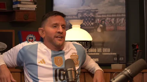 Stefan Kramer como Messi recordando sus finales con Chile.