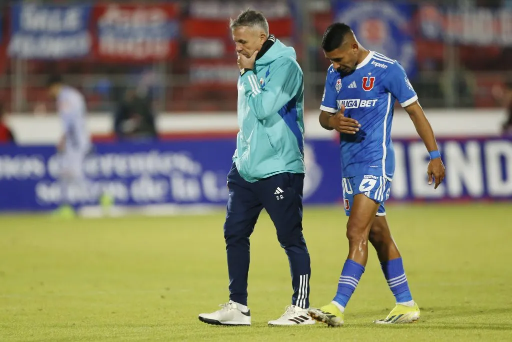 Palacios será la gran novedad de la U ante San Antonio Unido. Foto: Marcelo Hernandez /Photosport