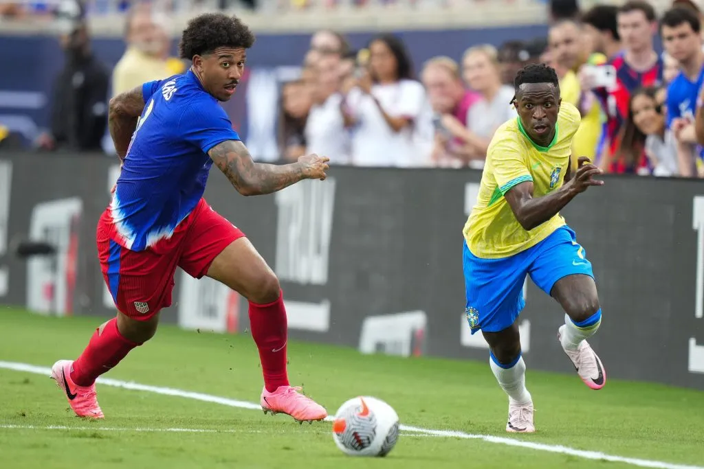 Vinícius Júnior llega a esta Copa América 2024 como la gran figura de Brasil. ¿Responderá a la expectativas? | Foto: Getty Images.