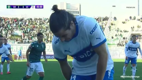 Clemente Montes tuvo un gran problema físico en Copa Chile.