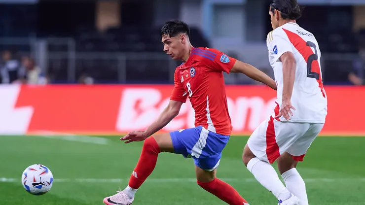 Darío Osorio jugó el segundo tiempo del duelo ante Perú.