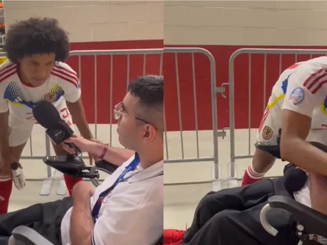 Eduard Bello se hace viral por tierna entrevista