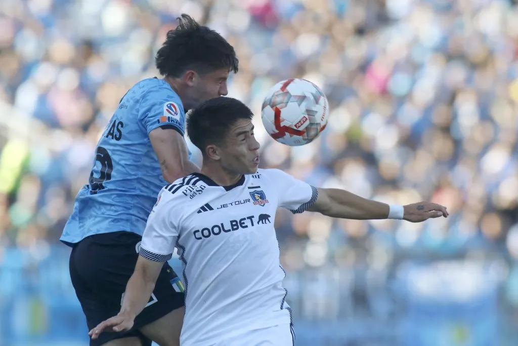 Matías Moya jugó por Colo Colo en la caída ante O’Higgins de la primera rueda. (Jorge Loyola/Photosport).