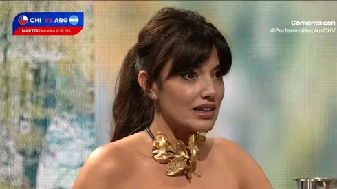 La comediante y actriz estuvo presente en el programa de conversación de CHV.