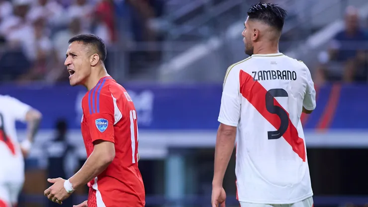 Alexis Sánchez fue premiado como el mejor del partido ante Perú.