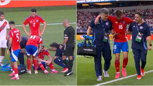 Diego Valdés e Igor Lichnovsky debieron ser atendidos por lesiones en La Roja.