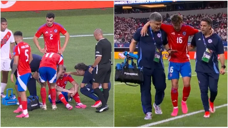 Diego Valdés e Igor Lichnovsky debieron ser atendidos por lesiones en La Roja.