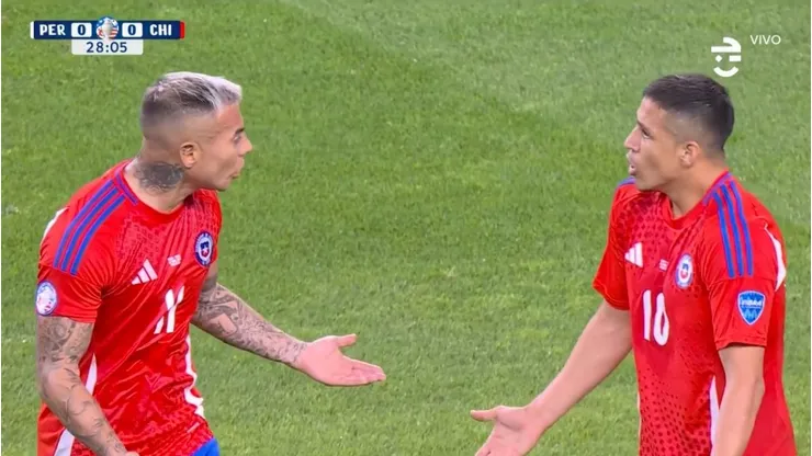 El tenso momento de Alexis y Eduardo Vargas