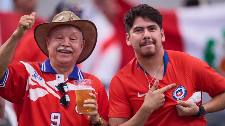 Una foto que grafica el sentir chileno en Dallas. (José Luis Melgarejo/Mexsport/Photosport).