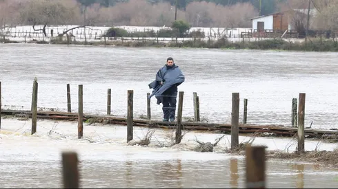 Desborde del Río Pichilo en Arauco