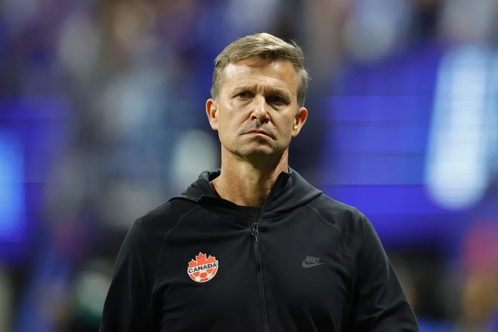 Jesse Marsch, el DT de Canadá que se lanzó con todo contra la Argentina de Lionel Messi.