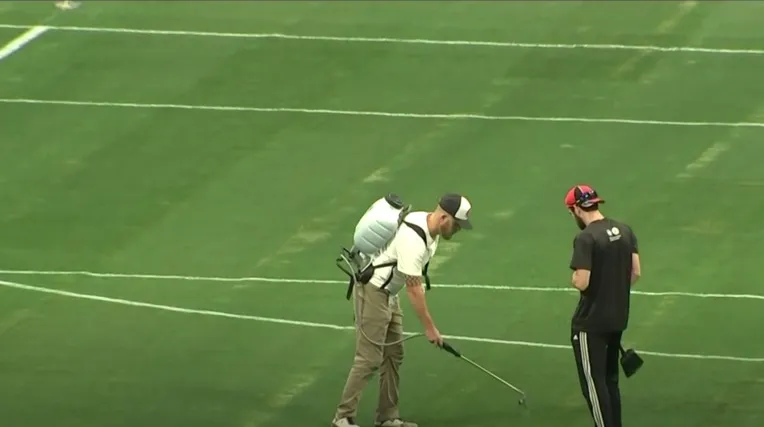 La cancha de Copa América en Atlanta fue “maquillada”