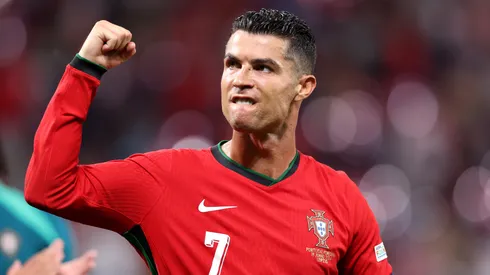Cristiano Ronaldo celebra la victoria de Portugal en el primer partido de la Euro 2024.