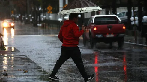 Lluvia en Santiago