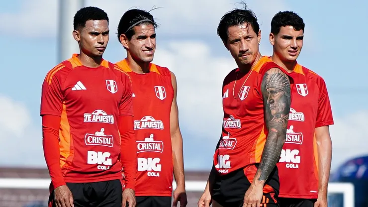 Perú se alista para el partido con Chile.