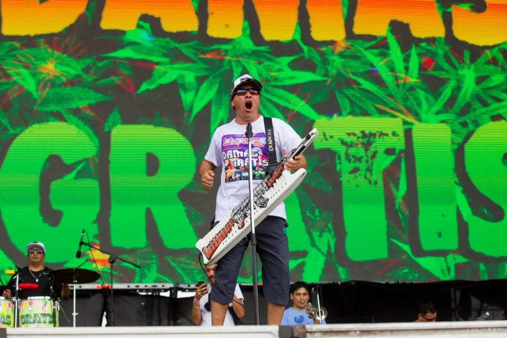 Damas Gratis se presentará con Pablo Lescano en el Movistar Arena.  (Photo by Santiago Bluguermann/Getty Images)