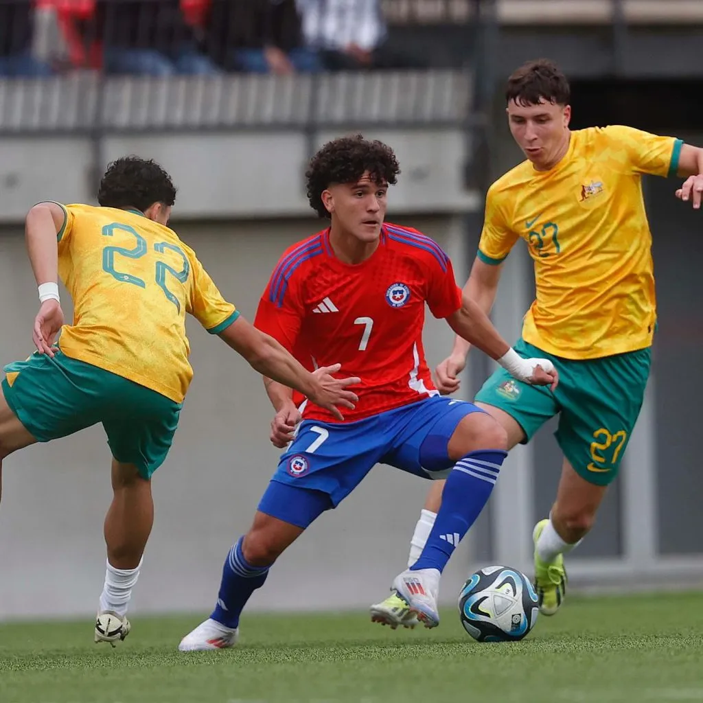 Favian Loyola anotó ante Australia. Imagen: Instagram.