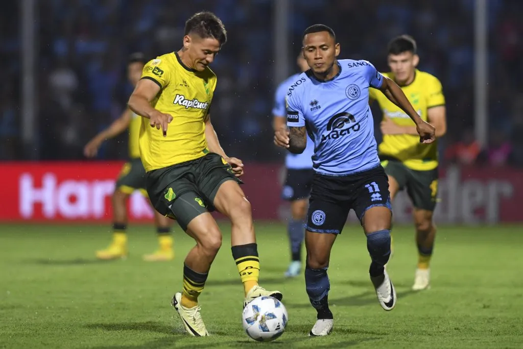 Bryan Reyna por Belgrano de Córdoba. (Hernán Cortez).