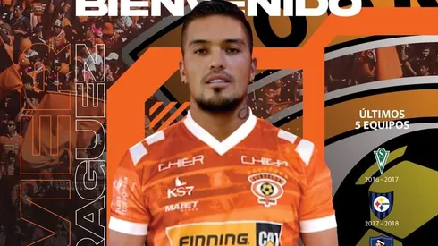 Javier Parraguez ya es oficialmente jugador de Cobreloa.