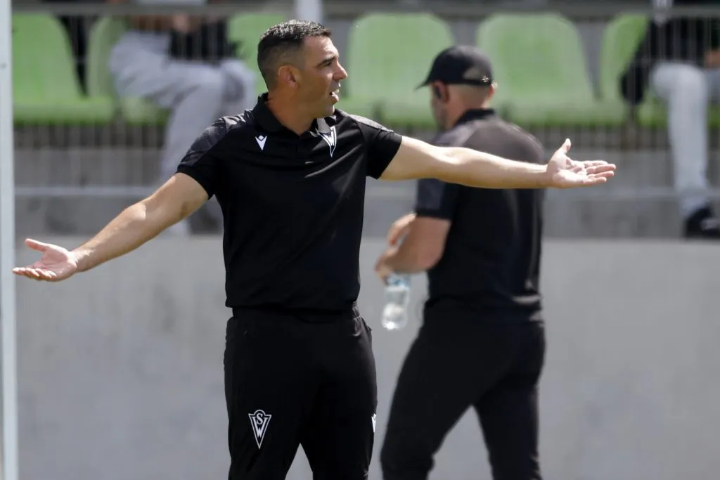 Francisco Palladino en el estadio Elías Figueroa Brander. (Andrés Piña/Photosport).