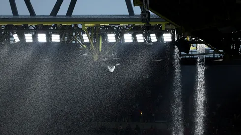 La Eurocopa se ve afectada por las lluvias, como ocurre en Dortmund.