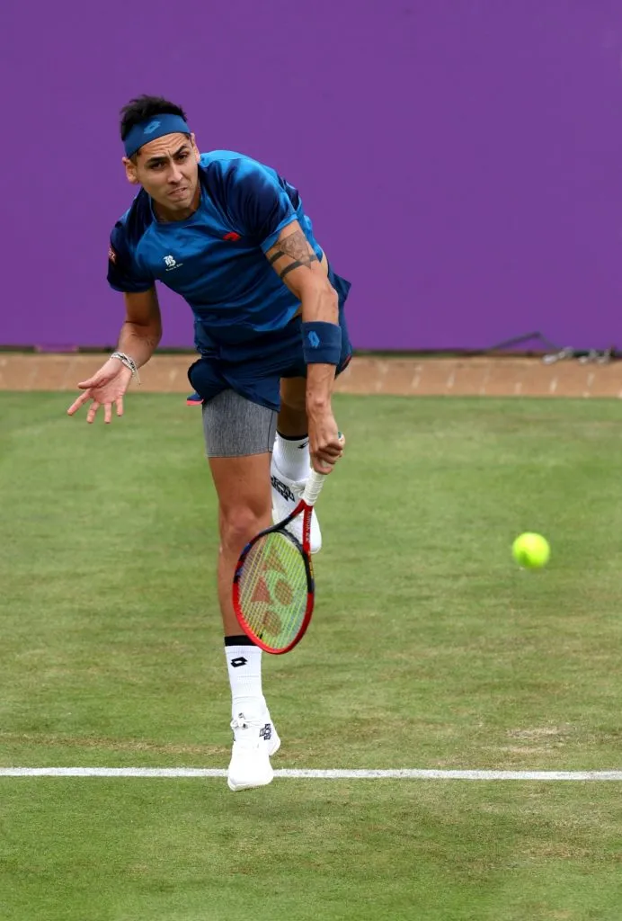 Alejandro Tabilo supera el debut en el ATP 500 de Queen’s (Getty Images)