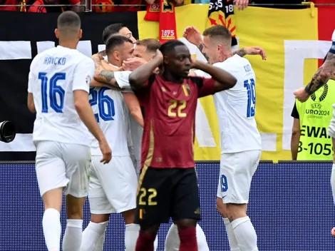 ¡Primera sorpresa! Eslovaquia hace historia ante Bélgica