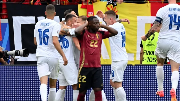 Eslovaquia venció por primera vez a Bélgica en un partido oficial.