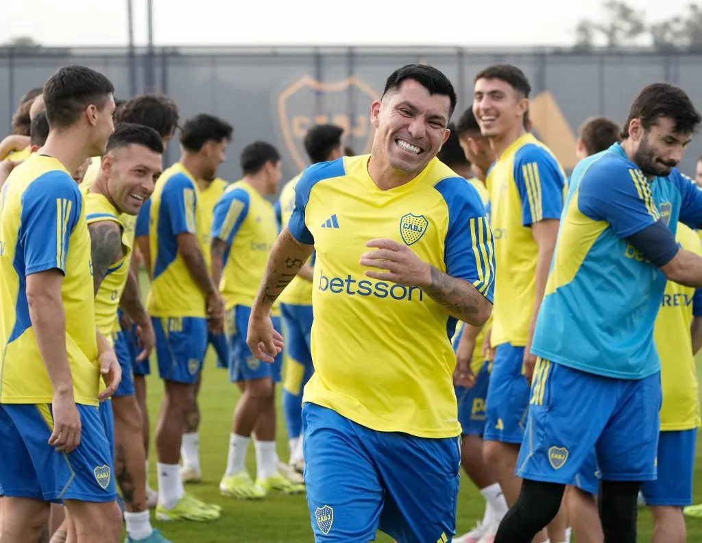 Gary Medel podría debutar este miércoles con la camiseta de Boca Juniors.