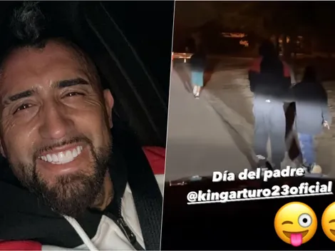 Con la segunda en la mira: Vidal no para ni en el Día del Padre