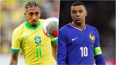 Raphinha se burla de Mbappé