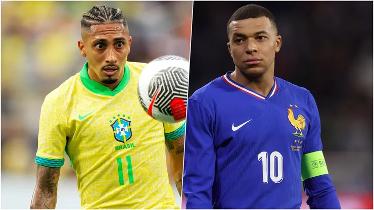 Raphinha se burla de Mbappé