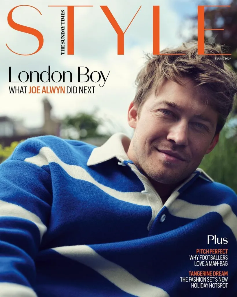 Joe Alwyn en la portada de The Sunday Times Style para su entrevista que sale el día domingo. Catalogado como el London Boy (como la canción de Taylor Swift), el actor se lee tranquilo en los pasajes que se pueden leer en redes sociales. Foto: Style.