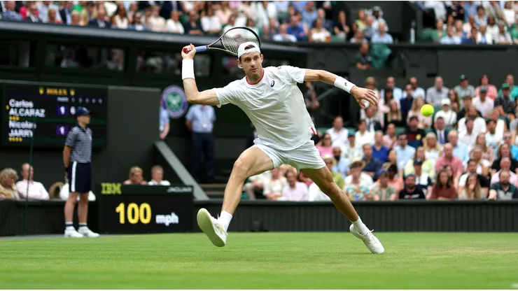 Nicolás Jarry lo está dando todo para llegar a Wimbledon