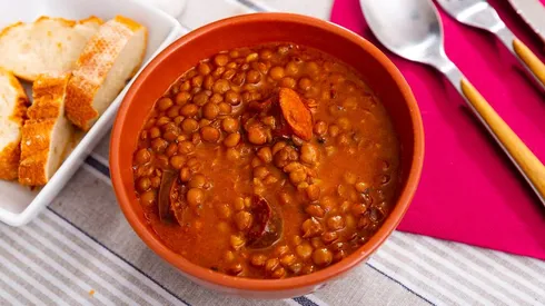 Lentejas sin arroz