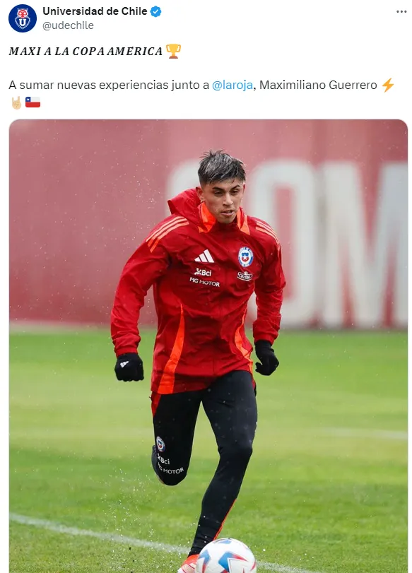 La U feliz por Maxi Guerrero.