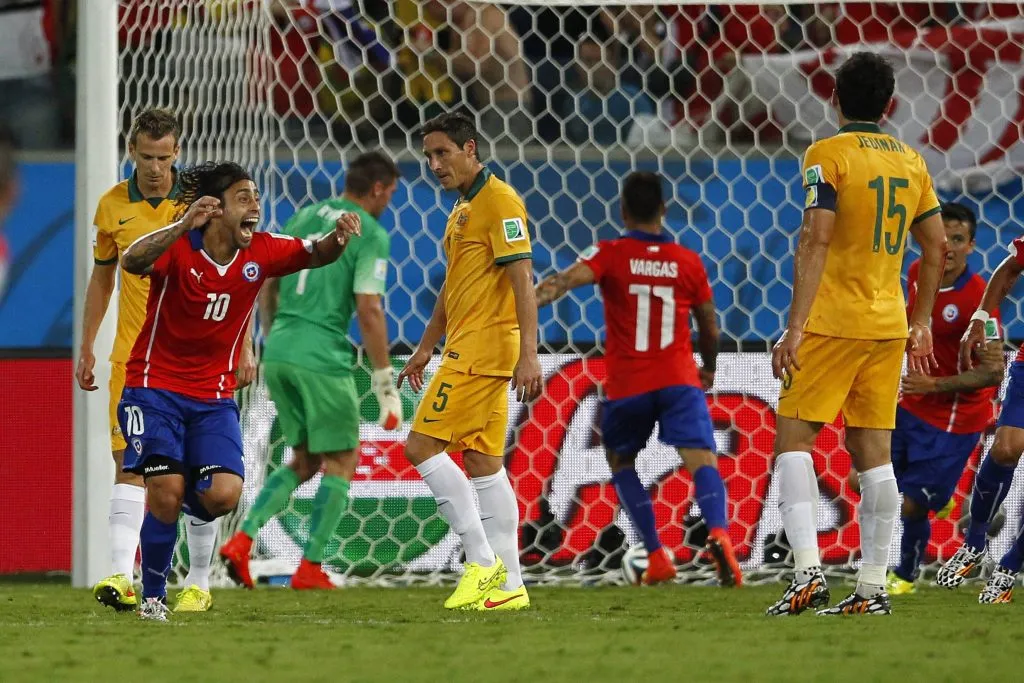 A 10 años de su golazo a Australia, Jorge Valdivia habló de su gran dolor: salir de la titularidad con Jorge Sampaoli sin explicación. Foto: Photosport.