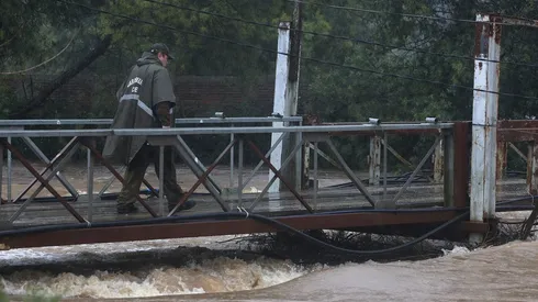 Senapred ordenó la evacuación de las viviendas que están ubicadas en las riberas del Río Andalien en Concepción.
