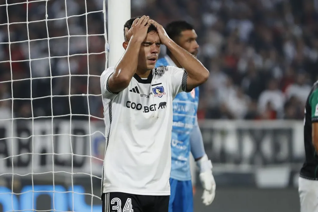 Vicente Pizarro en Colo Colo ante Copiapó. (Felipe Zanca /Photosport).