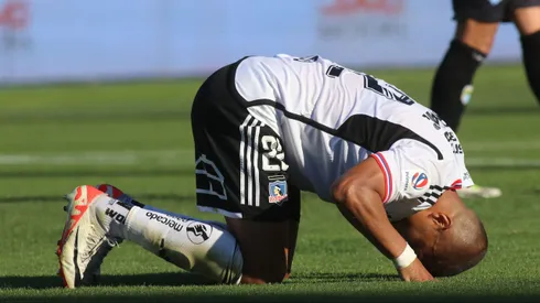 Leandro Benegas jugando por Colo Colo.