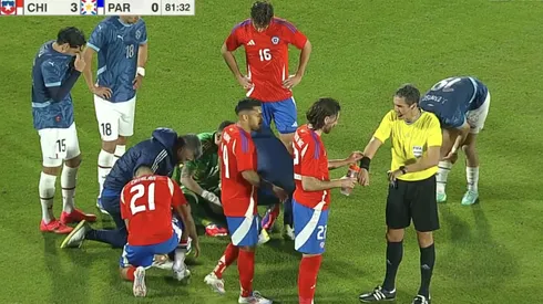 Ben Brereton no entendió al árbitro, pero Marcos Bolados lo ayudó