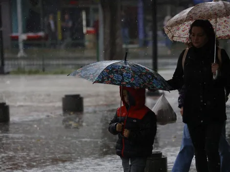 ¿Cuánta lluvia caerá en Santiago?