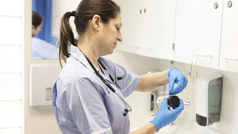 Imagen referencial de una enfermera