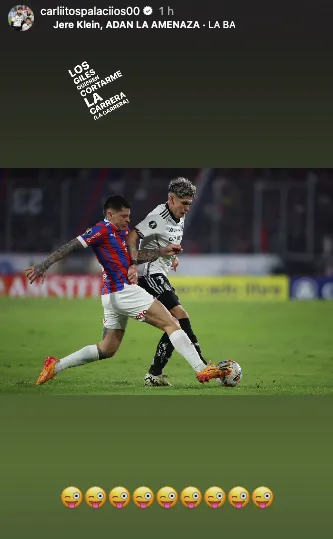 La publicación de Carlos Palacios en Instagram