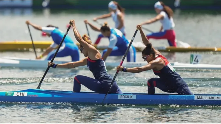 Karen Roco durante su primera presencia en Juegos Olímpicos, en Tokio 2020.