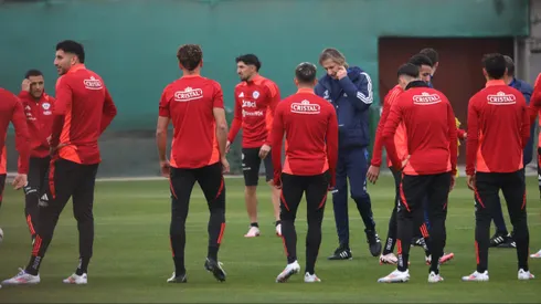 La selección chilena tuvo su penúltimo entrenamiento este domingo
