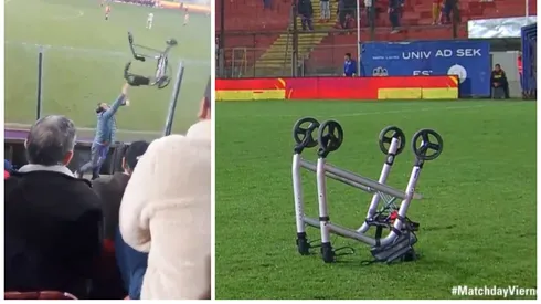 La imagen del carrito volador que dio la vuelta al mundo.