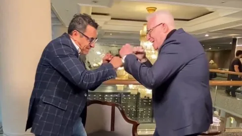 Palma tuvo un sabroso diálogo con Pedro Carcuro