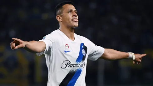 Alexis Sánchez jugando por Inter de Milán.